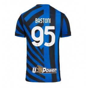 Inter Milan Alessandro Bastoni #95 Domaci Dres 2024-25 Kratak Rukavima